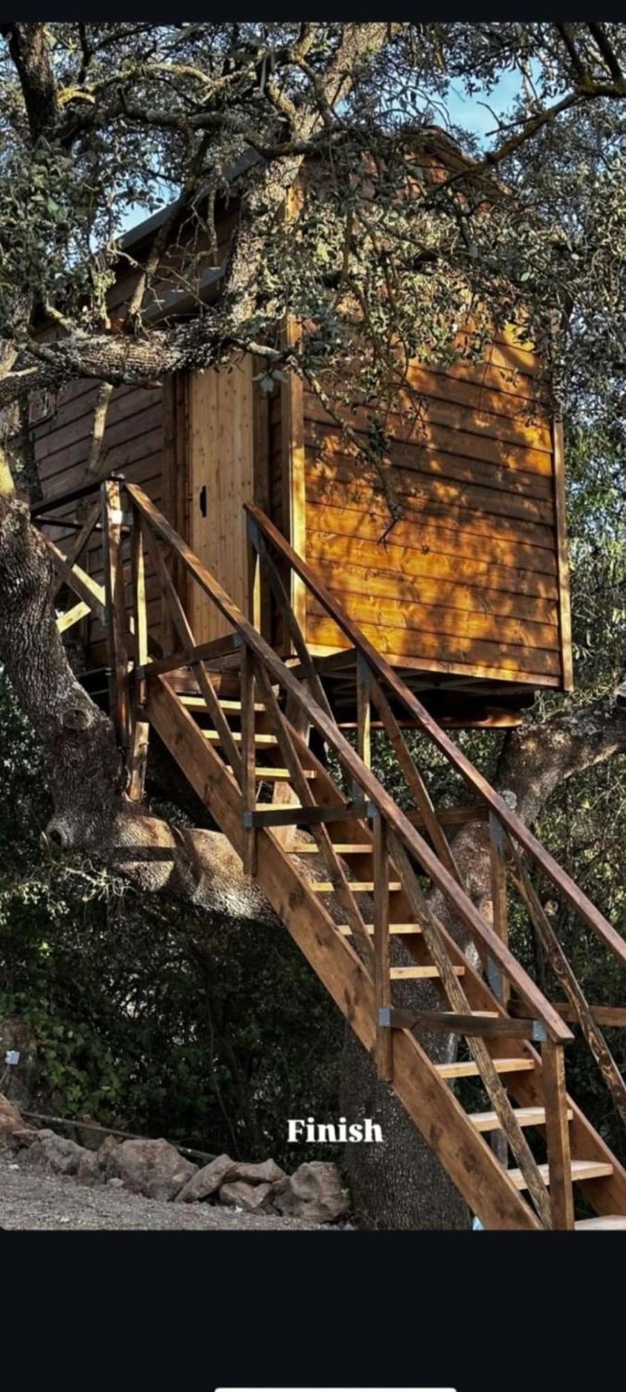 Cabana Del Arbol Lavagarural Villanueva del Rosario Exteriör bild