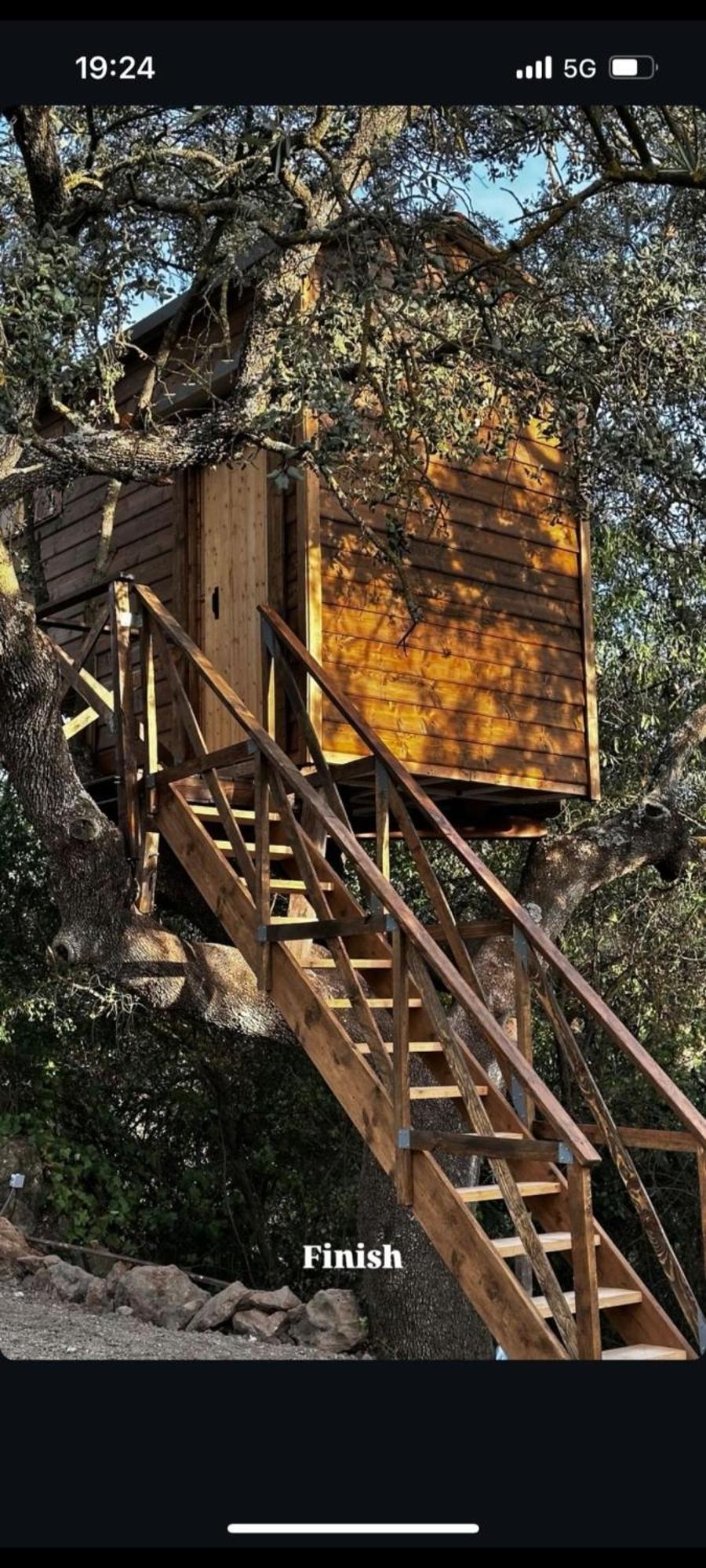 Cabana Del Arbol Lavagarural Villanueva del Rosario Exteriör bild